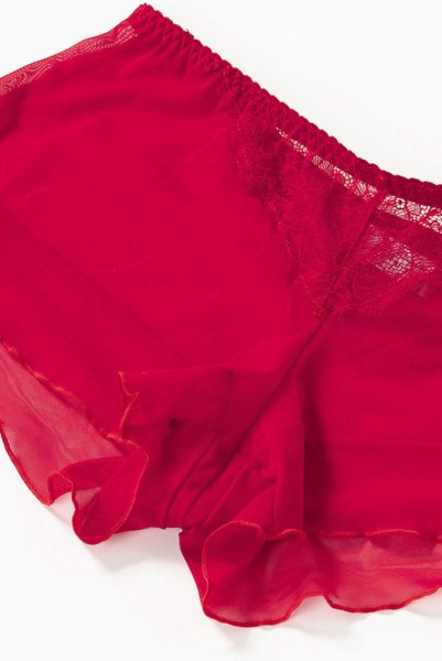 画像14: 【30%OFF】SCANDAL night set  | ナイトセット・キャミソール&ショーツ・シースルー | Sawren サブレン (14)