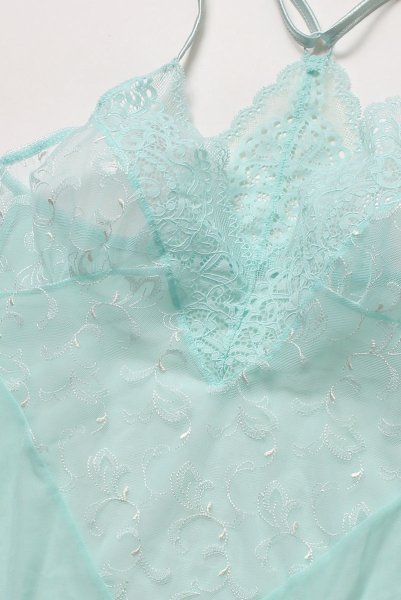 画像11: 【30%OFF】MOON LIGHT night set  | ナイトセット・キャミソール&ショーツ・シースルー | Sawren サブレン (11)