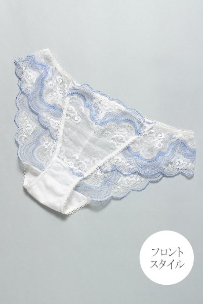 画像11: 【30%OFF】CLOUD brief  | ノーマルショーツ×ブルー・シースルー | Sawren サブレン (11)