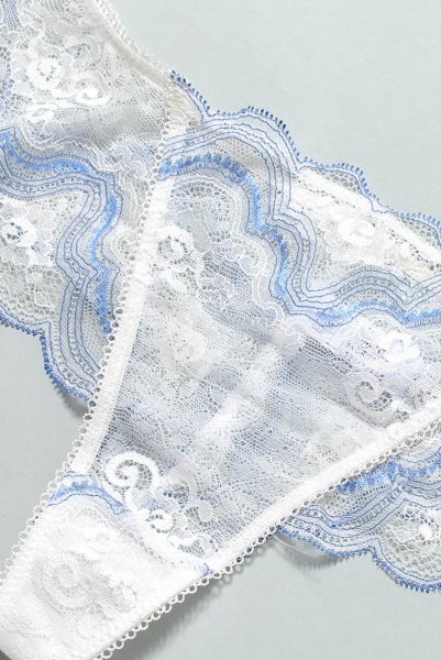 画像13: 【30%OFF】CLOUD thong  | タンガ・Ｔバック・シースルー×ブルー  | Sawren サブレン (13)