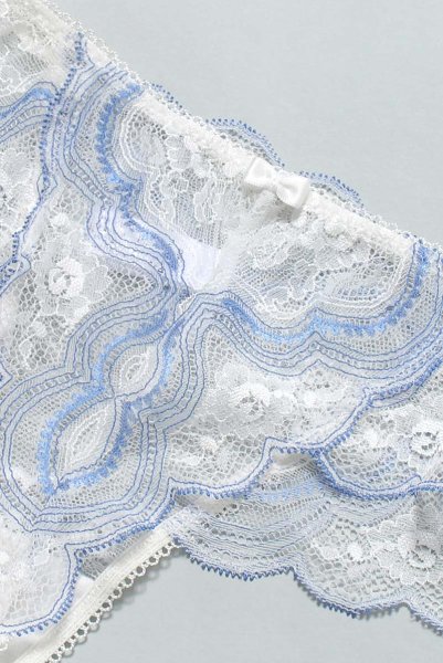 画像14: 【30%OFF】CLOUD thong  | タンガ・Ｔバック・シースルー×ブルー  | Sawren サブレン (14)