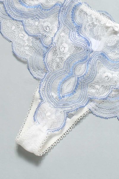 画像15: 【30%OFF】CLOUD thong  | タンガ・Ｔバック・シースルー×ブルー  | Sawren サブレン (15)