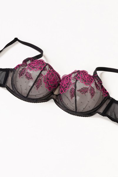 画像10: 【30%OFF】PERFECT soft  | 一枚レース・パッドなし・ワイヤーブラ・3/4カップ | Sawren サブレン (10)