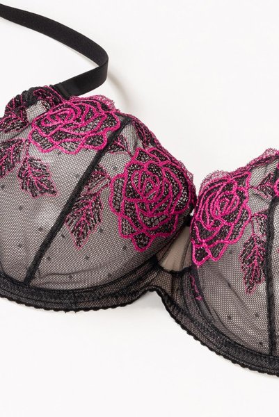 画像12: 【30%OFF】PERFECT soft  | 一枚レース・パッドなし・ワイヤーブラ・3/4カップ | Sawren サブレン (12)