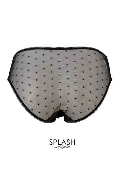 画像2: 【30%OFF】PERFECT brief  | ノーマルショーツ・シースルー・ドット柄 | Sawren サブレン (2)