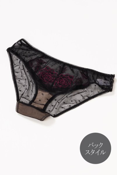 画像12: 【30%OFF】PERFECT brief  | ノーマルショーツ・シースルー・ドット柄 | Sawren サブレン (12)