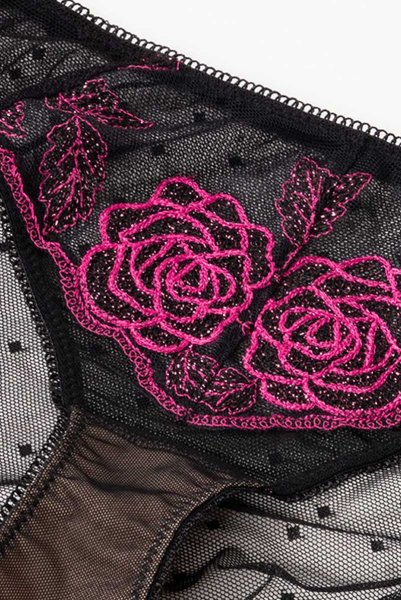 画像13: 【30%OFF】PERFECT brief  | ノーマルショーツ・シースルー・ドット柄 | Sawren サブレン (13)