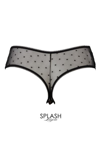 画像2: 【30%OFF】PERFECT thong  | タンガ・Tバック・シースルー・ドット柄 | Sawren サブレン (2)