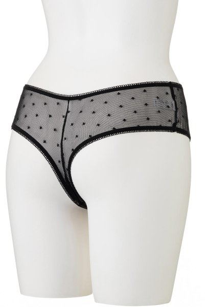 画像10: 【30%OFF】PERFECT thong  | タンガ・Tバック・シースルー・ドット柄 | Sawren サブレン (10)