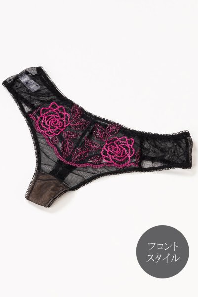 画像11: 【30%OFF】PERFECT thong  | タンガ・Tバック・シースルー・ドット柄 | Sawren サブレン (11)
