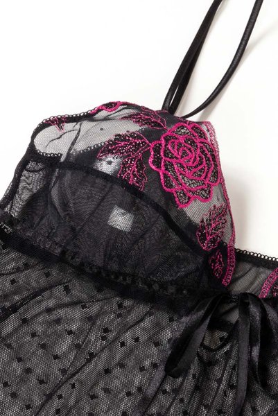 画像12: 【30%OFF】PERFECT babydoll  | ベビードール・ドット柄 | Sawren サブレン (12)