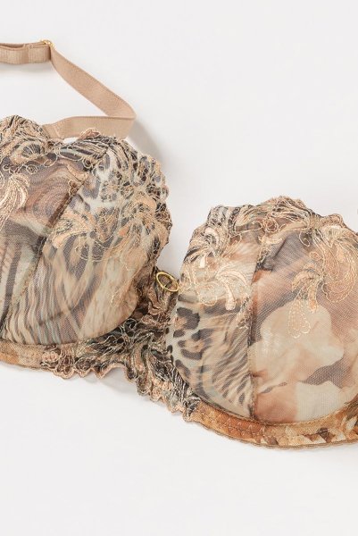 画像12: 【30%OFF】LATTE soft  | 一枚レース・パッドなし・ワイヤーブラ・3/4カップ | Sawren サブレン (12)