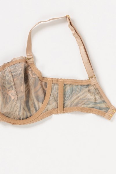 画像13: 【30%OFF】LATTE soft  | 一枚レース・パッドなし・ワイヤーブラ・3/4カップ | Sawren サブレン (13)