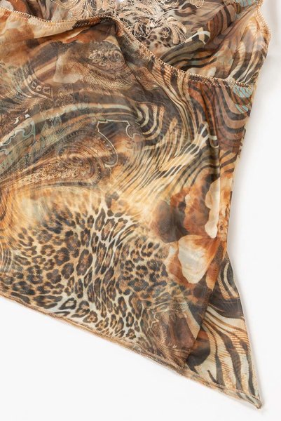 画像11: 【30%OFF】LATTE night set  | ナイトセット・キャミソール&ショーツ・シースルー | Sawren サブレン (11)