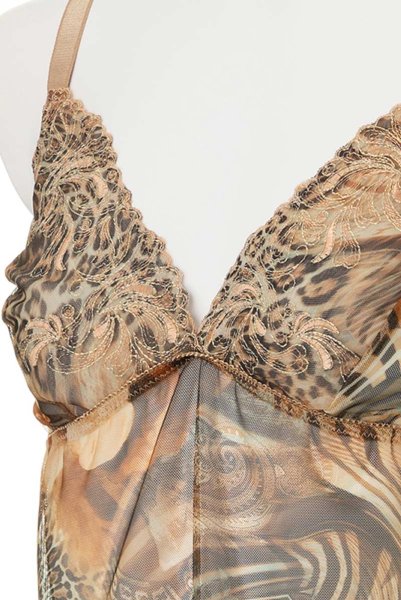 画像12: 【30%OFF】LATTE night set  | ナイトセット・キャミソール&ショーツ・シースルー | Sawren サブレン (12)