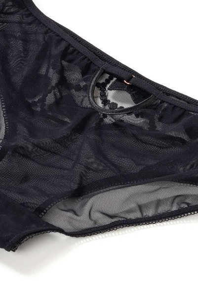 画像14: 【30%OFF】PARADOX brief  | ノーマルショーツ・ブリーフ・シースルー・リボン | Sawren サブレン (14)