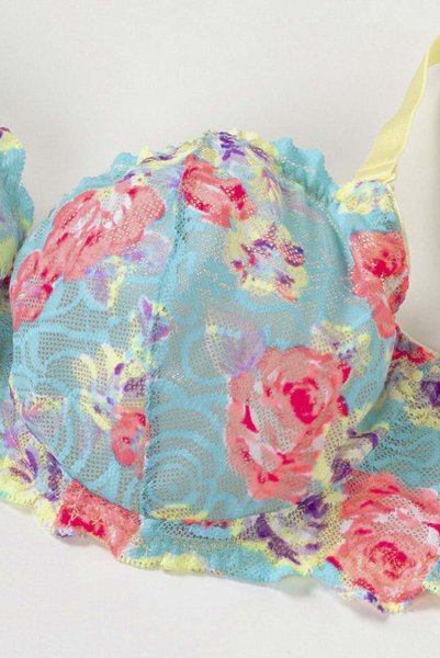 画像9: 【30%OFF】FLOWERBOMB soft  | 一枚レース・パッドなし・ワイヤーブラ・3/4カップ | Sawren サブレン (9)