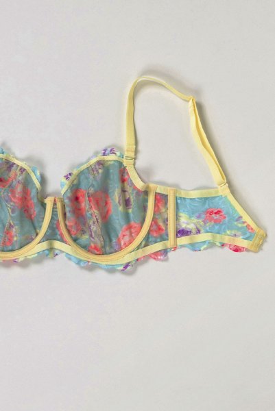 画像11: 【30%OFF】FLOWERBOMB soft  | 一枚レース・パッドなし・ワイヤーブラ・3/4カップ | Sawren サブレン (11)