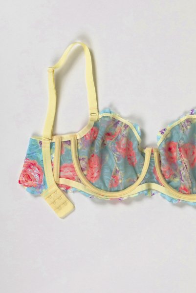 画像12: 【30%OFF】FLOWERBOMB soft  | 一枚レース・パッドなし・ワイヤーブラ・3/4カップ | Sawren サブレン (12)