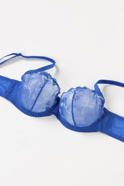 画像8: 【30%OFF】OCEAN soft  | 一枚レース・パッドなし・ワイヤーブラ・3/4カップ | Sawren サブレン (8)