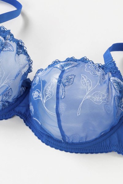 画像9: 【30%OFF】OCEAN soft  | 一枚レース・パッドなし・ワイヤーブラ・3/4カップ | Sawren サブレン (9)