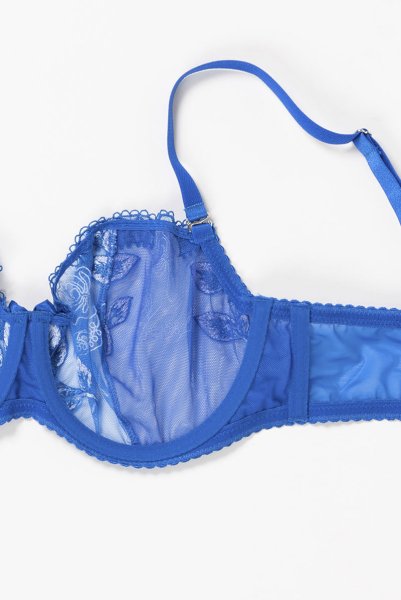 画像11: 【30%OFF】OCEAN soft  | 一枚レース・パッドなし・ワイヤーブラ・3/4カップ | Sawren サブレン (11)