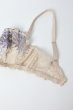 画像9: MAUVE soft  | 一枚レースブラジャー・ノンパテッドブラ・ヌードベージュ×ラベンダー | Sawren サブレン【即日発送】輸入下着・高級ランジェリー  (9)