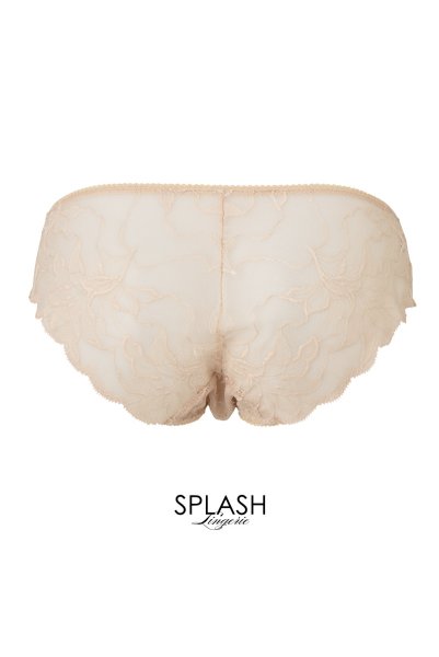 画像2: 【30%OFF】MAUVE brief  | ノーマルショーツ・ブリーフ・ヌ―ドベージュ×ラベンダー | Sawren サブレン (2)