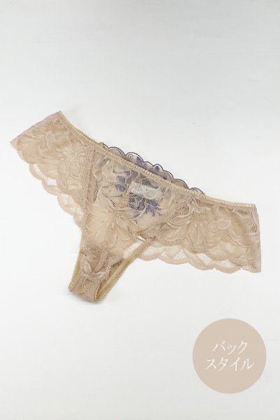 画像10: 【30%OFF】MAUVE thong  | タンガ・Ｔバック・ヌ―ドベージュ×ラベンダー | Sawren サブレン (10)
