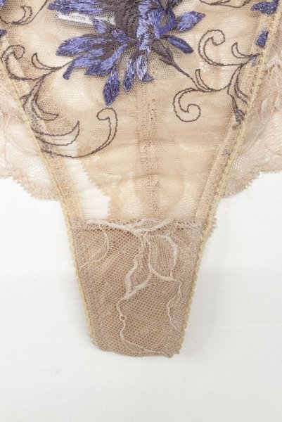 画像13: 【30%OFF】MAUVE thong  | タンガ・Ｔバック・ヌ―ドベージュ×ラベンダー | Sawren サブレン (13)