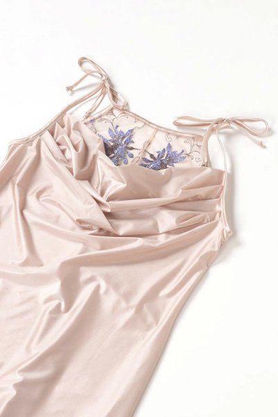 画像12: 【30%OFF】MAUVE babydoll  | ベビードール・ヌードベージュ×ラベンダー | Sawren サブレン (12)