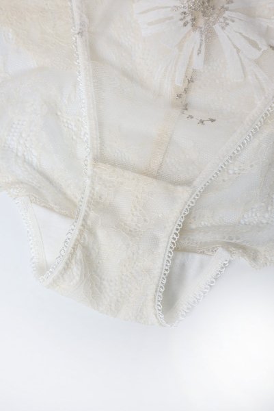 画像13: 【30%OFF】ESQUISSE brief  | ノーマルショーツ・ブリーフ・エクリュ | Sawren サブレン (13)