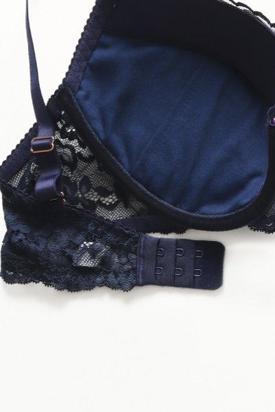 画像11: 【30%OFF】JARDIN push  | 3/4カップ・ワイヤーブラ・ネイビー | Sawren サブレン (11)