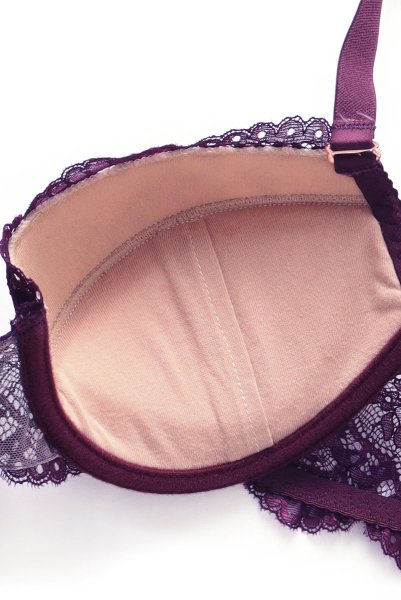 画像11: 【30%OFF】EDEN push  | 3/4カップ・ワイヤーブラ・バイオレット | Sawren サブレン (11)