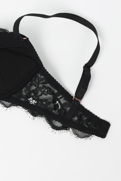 画像10: ETERNA push  | 3/4カップ・ワイヤーブラ・ブラック | Sawren サブレン (10)