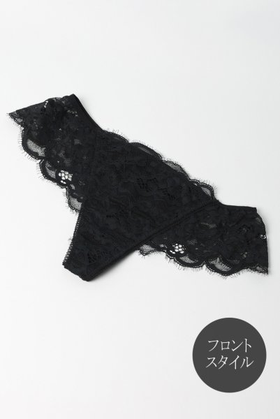 画像5: 【30%OFF】ETERNA thong  | タンガ・Tバック・ブラック | Sawren サブレン (5)