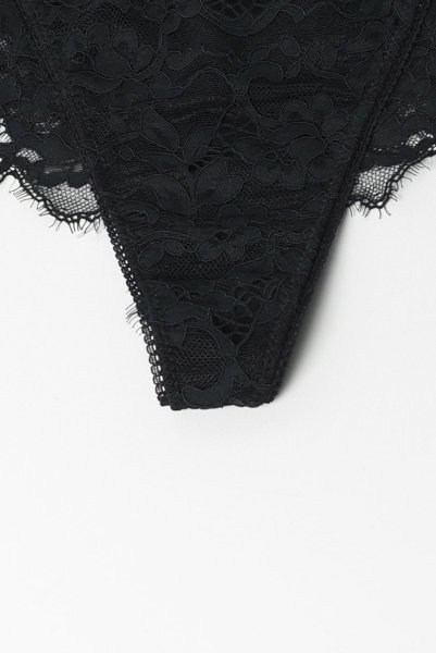 画像9: 【30%OFF】ETERNA thong  | タンガ・Tバック・ブラック | Sawren サブレン (9)