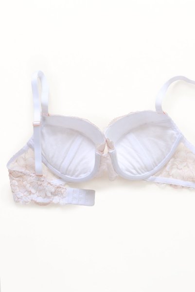 画像5: FLEUR white push  | 3/4カップ・ワイヤーブラ・ホワイト | Sawren サブレン (5)