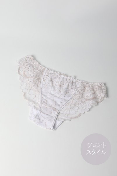 画像3: 【30%OFF】FLEUR white brief  | ノーマルショーツ・ブリーフ・ホワイト | Sawren サブレン (3)