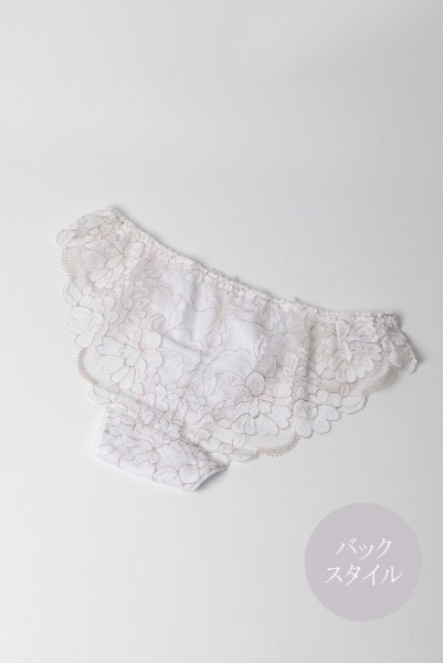 画像4: 【30%OFF】FLEUR white brief  | ノーマルショーツ・ブリーフ・ホワイト | Sawren サブレン (4)