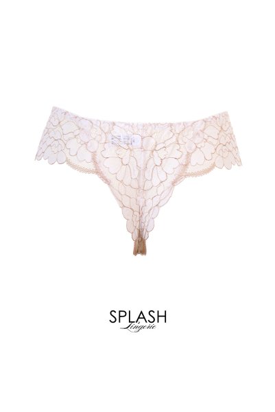 画像2: 【30%OFF】FLEUR white thong  | タンガ・Tバック・ホワイト | Sawren サブレン (2)