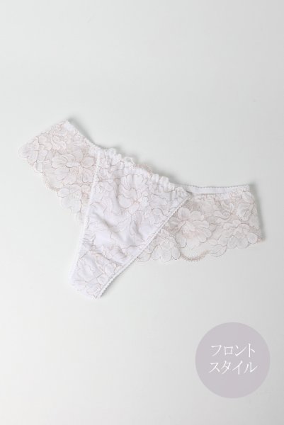 画像3: 【30%OFF】FLEUR white thong  | タンガ・Tバック・ホワイト | Sawren サブレン (3)