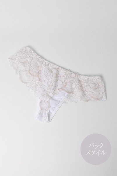 画像4: 【30%OFF】FLEUR white thong  | タンガ・Tバック・ホワイト | Sawren サブレン (4)