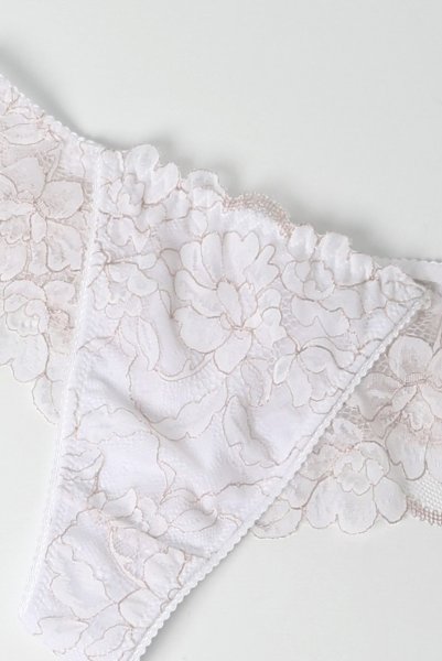 画像6: 【30%OFF】FLEUR white thong  | タンガ・Tバック・ホワイト | Sawren サブレン (6)