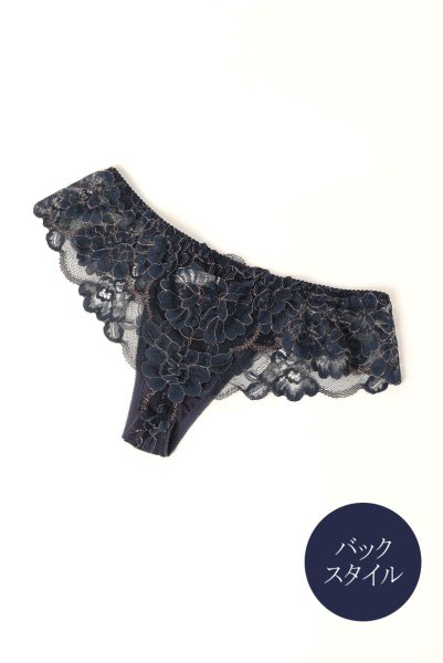 画像4: 【30%OFF】LUMINIS thong  | タンガ・Tバック・ネイビー | Sawren サブレン (4)