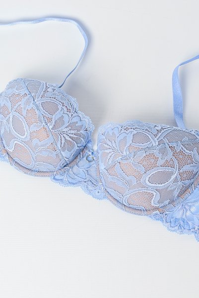 画像4: CLAIR push  | 3/4カップ・ワイヤーブラ・ライトブルー | Sawren サブレン (4)