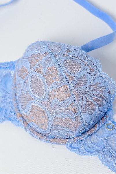 画像5: CLAIR push  | 3/4カップ・ワイヤーブラ・ライトブルー | Sawren サブレン (5)