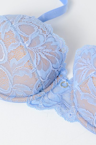 画像6: CLAIR push  | 3/4カップ・ワイヤーブラ・ライトブルー | Sawren サブレン (6)