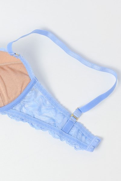 画像8: CLAIR push  | 3/4カップ・ワイヤーブラ・ライトブルー | Sawren サブレン (8)