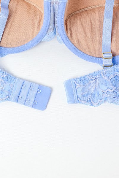 画像9: CLAIR push  | 3/4カップ・ワイヤーブラ・ライトブルー | Sawren サブレン (9)